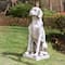 Glitzhome® 28" Sitting Labrador Retriever Dog Statue